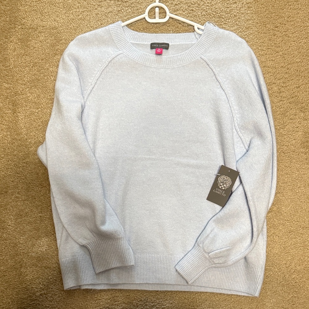 Vince Camino Sweater in Soft Blue- NWT